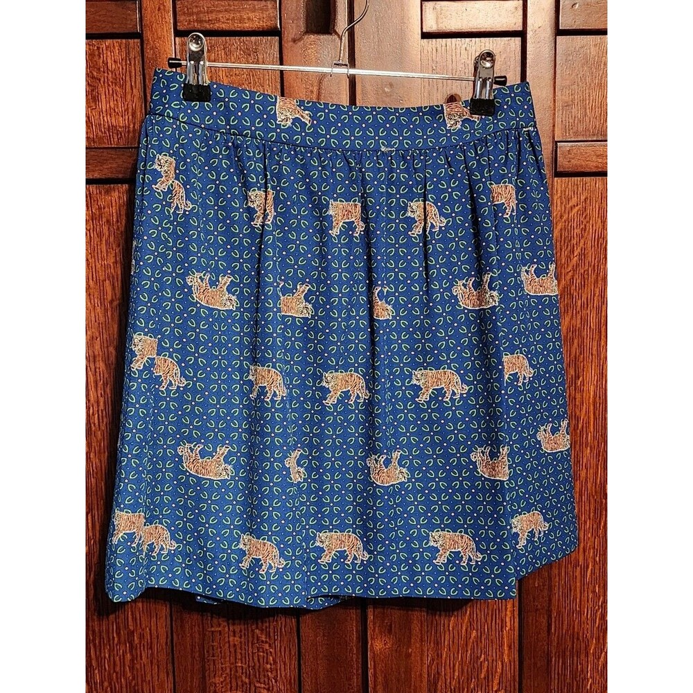 NWT J. Crew Mercantile Bengal Tiger Mini Skirt, Size 0